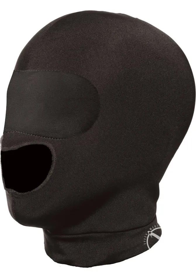 Master Series Blow Hole Open Mouth Spandex Hood Black Master Series Anal
