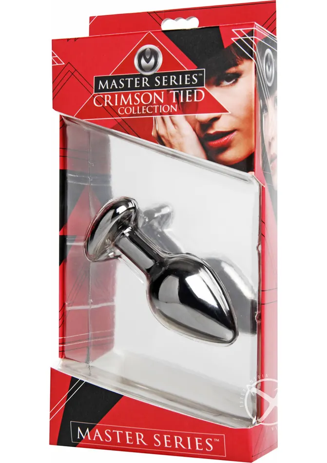 Master Series Crimson Tied Scarlet Heart Jewel Anal Plug Red Master Series Crimson Tied Anal Master Series Crimson Tied Scarlet Heart Jewel Anal Plug Red Master Series Crimson Tied Anal