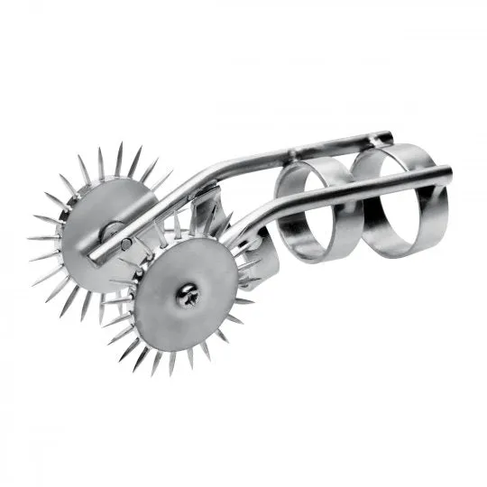 Master Series Female Sex Toys Spikes Double Finger Pinwheel
