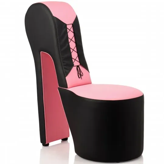 Master Series Vibrators Pink Stiletto Corset Throne Chair