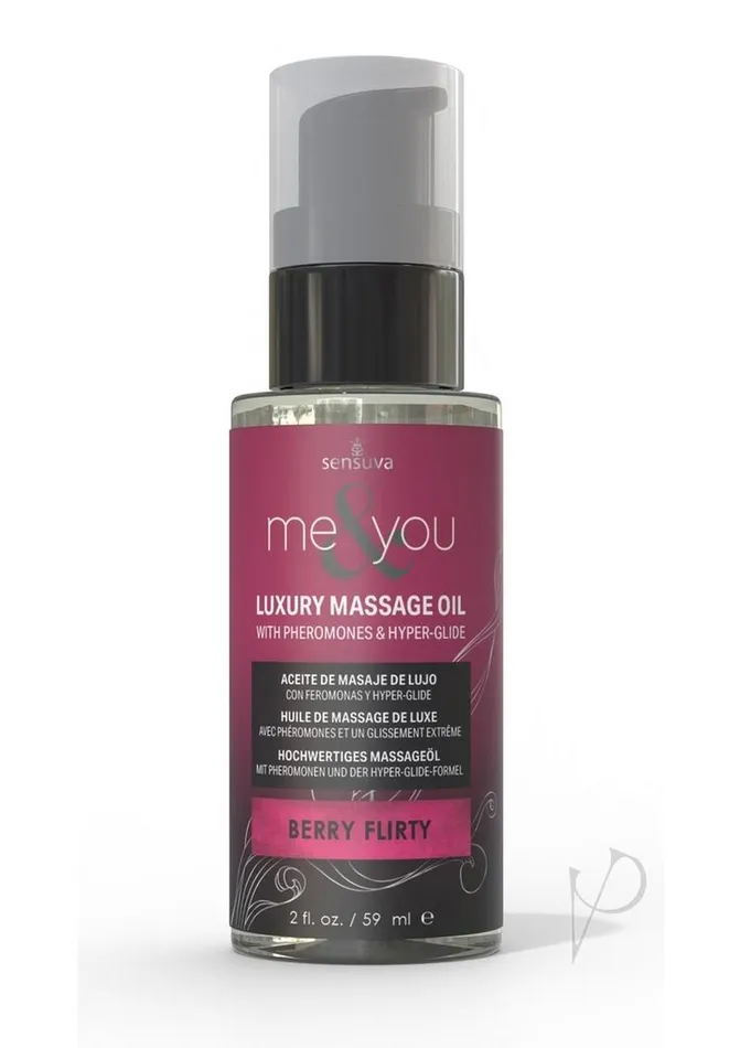 Me and You Pheromone Infused Luxury Massage Oil Berry Flirty 2oz Me And You Couples Me and You Pheromone Infused Luxury Massage Oil Berry Flirty 2oz Me And You Couples