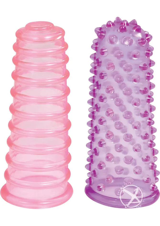 ME YOU US Lust Textured Finger Sleeves PinkPurple Me You Us Vibrators ME YOU US Lust Textured Finger Sleeves PinkPurple Me You Us Vibrators