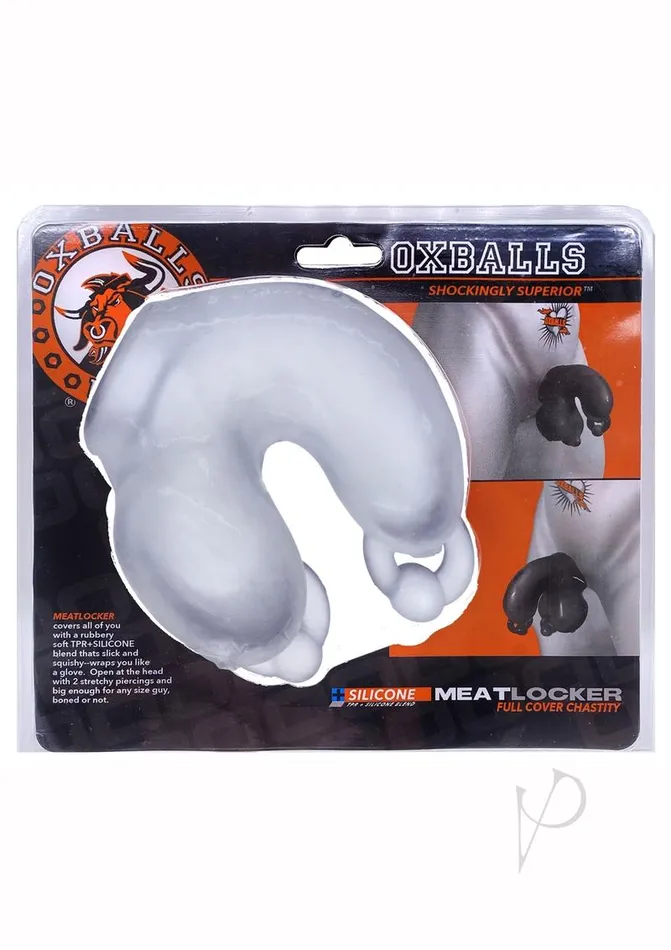 Meatlocker Silicone Chastity Cool Ice Oxballs Male Sex Toys