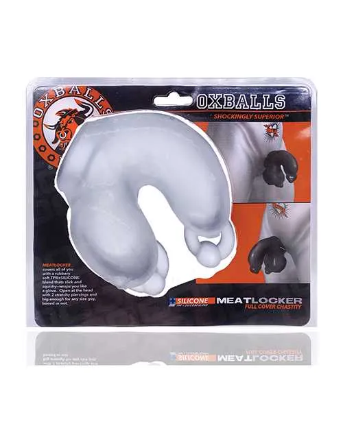 Meatlocker Silicone Chastity Cool Ice Oxballs Male Sex Toys