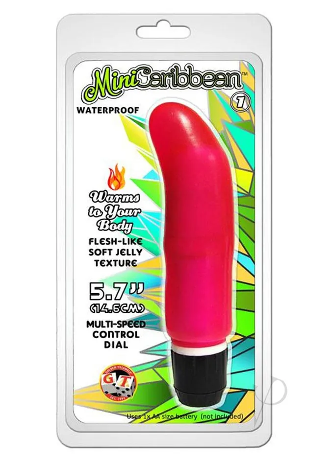 Mini Caribbean Vibrators Mini Caribbean Number 1 Vibrator 57in Red