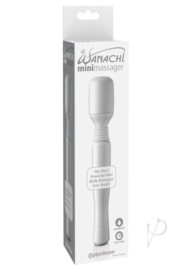 Mini Wanachi Wand Massager White Wanachi Female Sex Toys