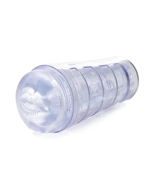 Mistress Deluxe Mouth Stroker Clear Mistress Male Sex Toys
