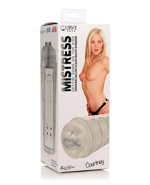 Mistress Deluxe Mouth Stroker Clear Mistress Male Sex Toys