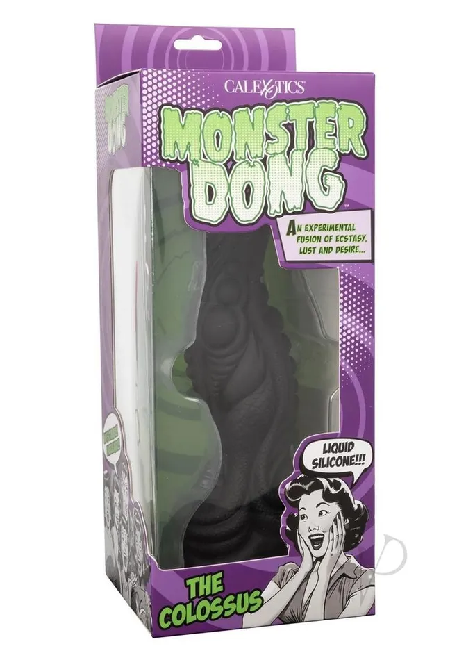Monster Dong Dildos Monster Dong The Colossus Silicone Dildo 975in Black