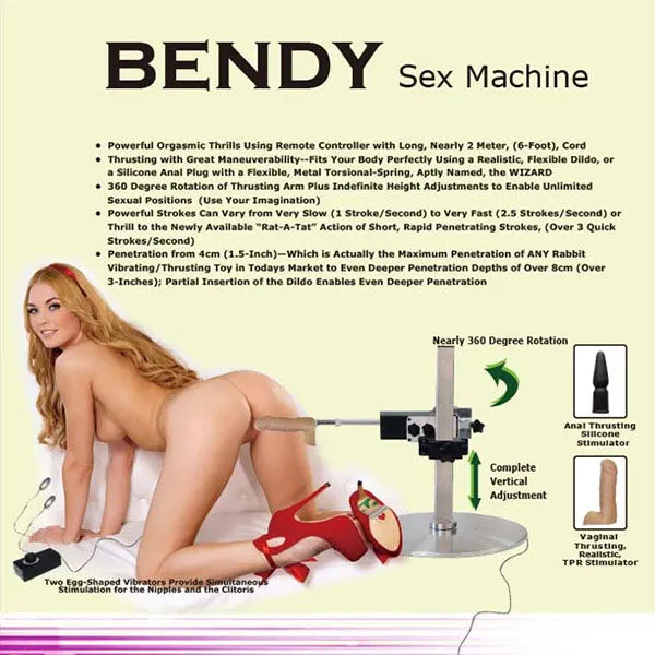 MyWorld Female Sex Toys Bendy Thrusting Sex Machine