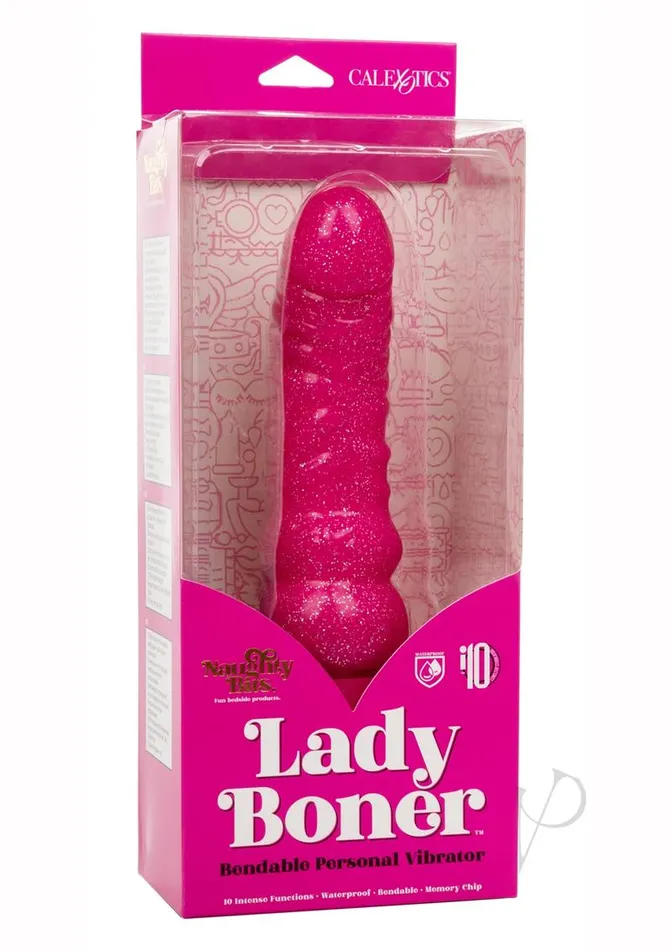 Naughty Bits Naughty Bits Lady Boner Bendable Personal Vibrator 625in Pink Vibrators Naughty Bits Naughty Bits Lady Boner Bendable Personal Vibrator 625in Pink Vibrators