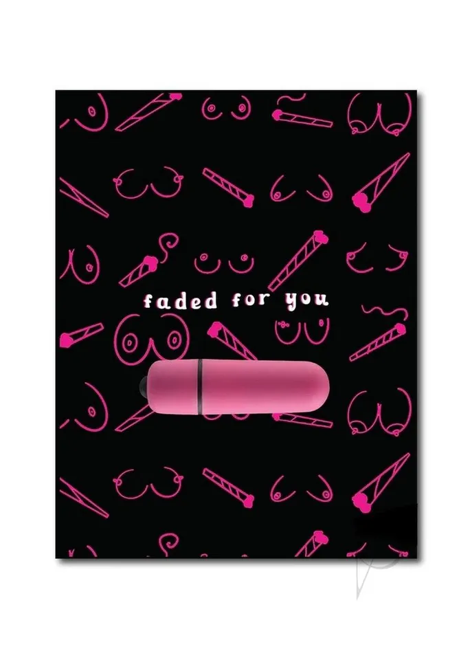 NaughtyVibes Vibe Faded For You Greeting Card Rock Candy Toys Vibrators