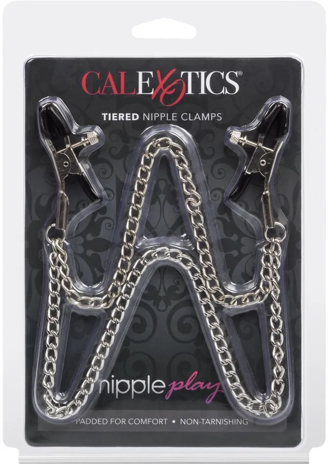Nipple Play Nipple Play Tiered Nipple Clamps Silver Couples