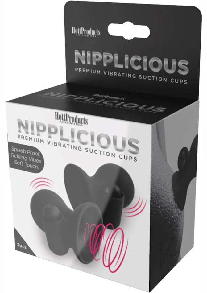 Nipplicious Anal NIPPLICIOUS Vibrating Nipple Cups Black
