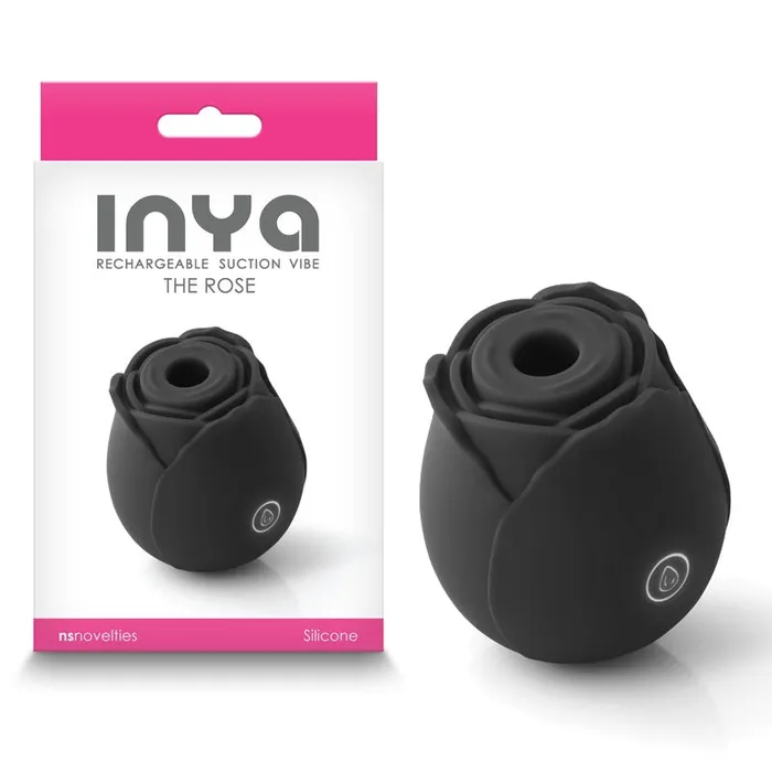 NS Novelties Vibrators Inya The Rose Black Rose Vibrator