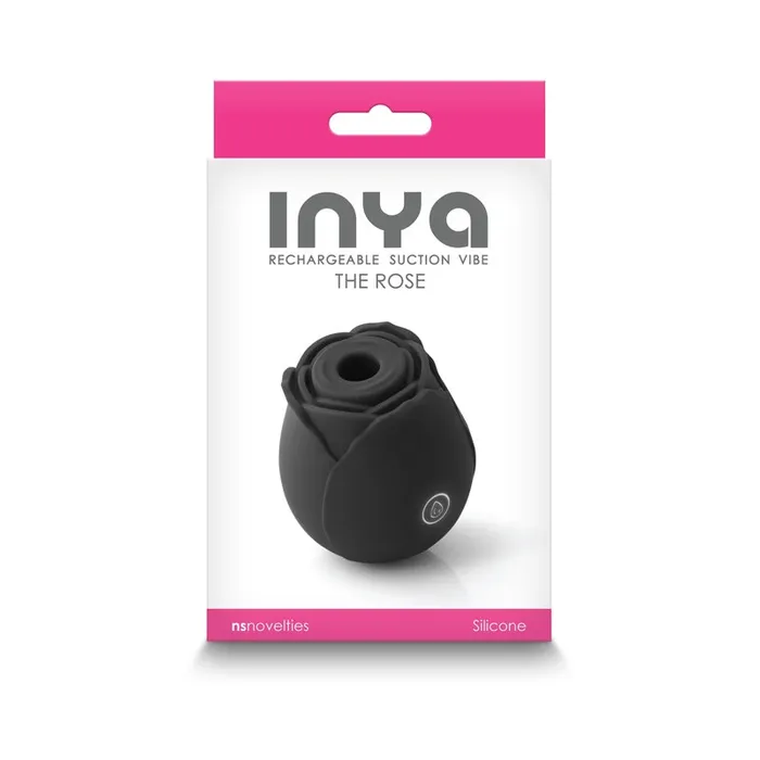NS Novelties Vibrators Inya The Rose Black Rose Vibrator