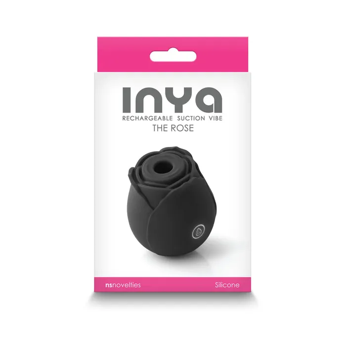 NS Novelties Vibrators Inya The Rose Black Rose Vibrator
