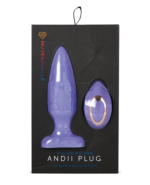 Nu Sensuelle Nu Sensuelle Andii Vertical Roller Motion Butt Plug Ultra Violet Anal Nu Sensuelle Nu Sensuelle Andii Vertical Roller Motion Butt Plug Ultra Violet Anal
