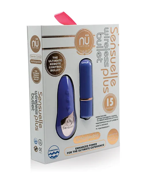 Nu Sensuelle Rechargeable Silicone Bullet Plus with Remote Control Ultra Violet Nu Sensuelle Female Sex Toys