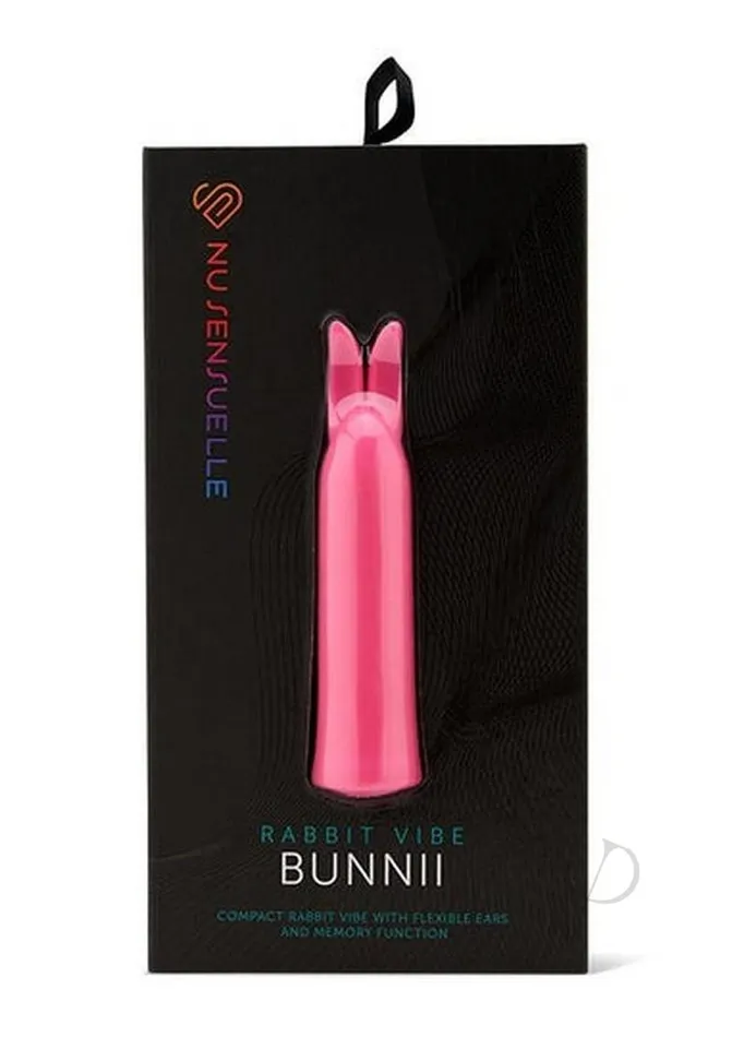 Nu Sensuelle Vibrators Nu Sensuelle Bunnii Rechargeable Silicone Vibrator Pink Nu Sensuelle Vibrators Nu Sensuelle Bunnii Rechargeable Silicone Vibrator Pink