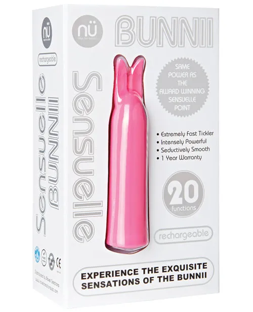 Nu Sensuelle Vibrators Nu Sensuelle Bunnii Rechargeable Silicone Vibrator Pink