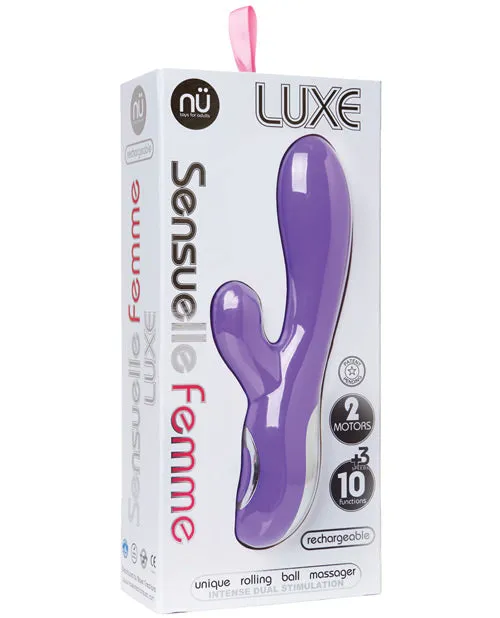 Nu Sensuelle Vibrators Nu Sensuelle Femme Luxe 10 Fun Rabbit Massager Purple Nu Sensuelle Vibrators Nu Sensuelle Femme Luxe 10 Fun Rabbit Massager Purple
