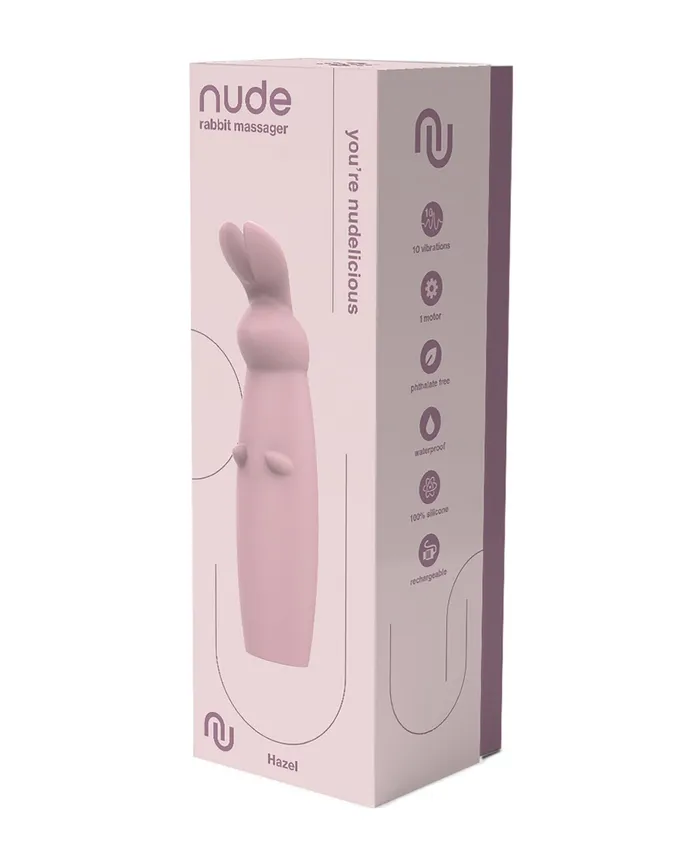 Nude Vibrators NUDE Hazel Rechargeable Rabbit Massager Pink