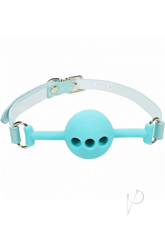 Ouch Vibrators Ouch Paris Collection Silicone Ball Gag Blue