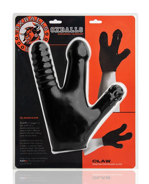 Oxballs Anal Oxballs Claw Penetrator and Pegger Glove Black