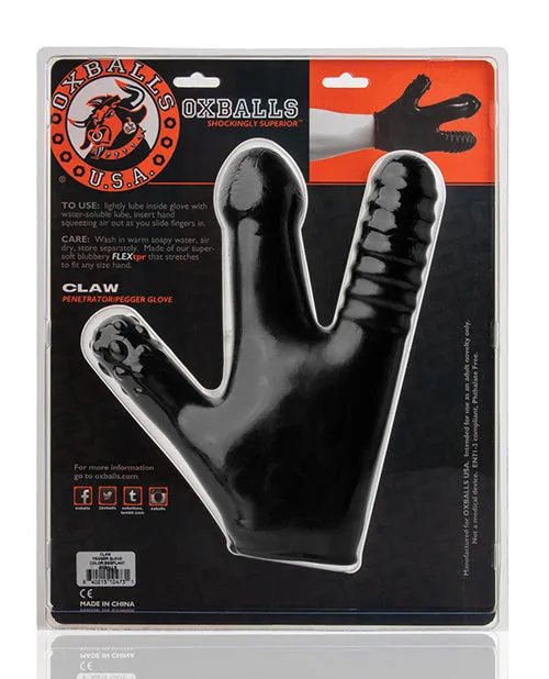 Oxballs Anal Oxballs Claw Penetrator and Pegger Glove Black