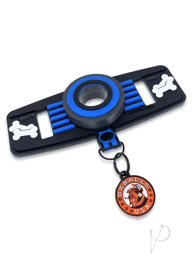 Oxballs Anal Oxballs Tail Handler Belt Strap Silicone Tail Blue Oxballs Anal Oxballs Tail Handler Belt Strap Silicone Tail Blue