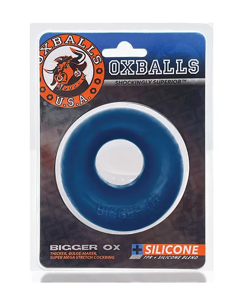 Oxballs Bigger Ox Silicone Cock Ring Space Blue Ice Oxballs Male Sex Toys