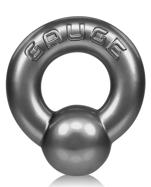 Oxballs Male Sex Toys Oxballs Gauge Super Flex Cock Ring Silver