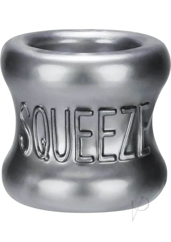 Oxballs Male Sex Toys Oxballs Squeeze Soft Grip Ball Stretcher Silver