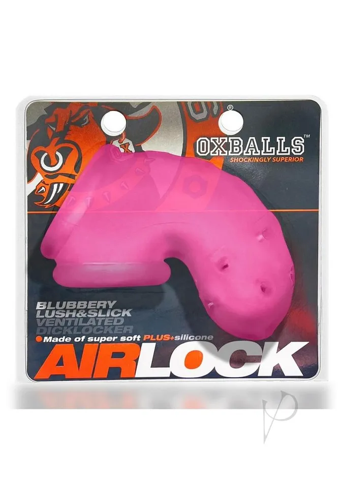 Oxballs Vibrators Airlock AirLite Vented Silicone Chastity Pink Ice