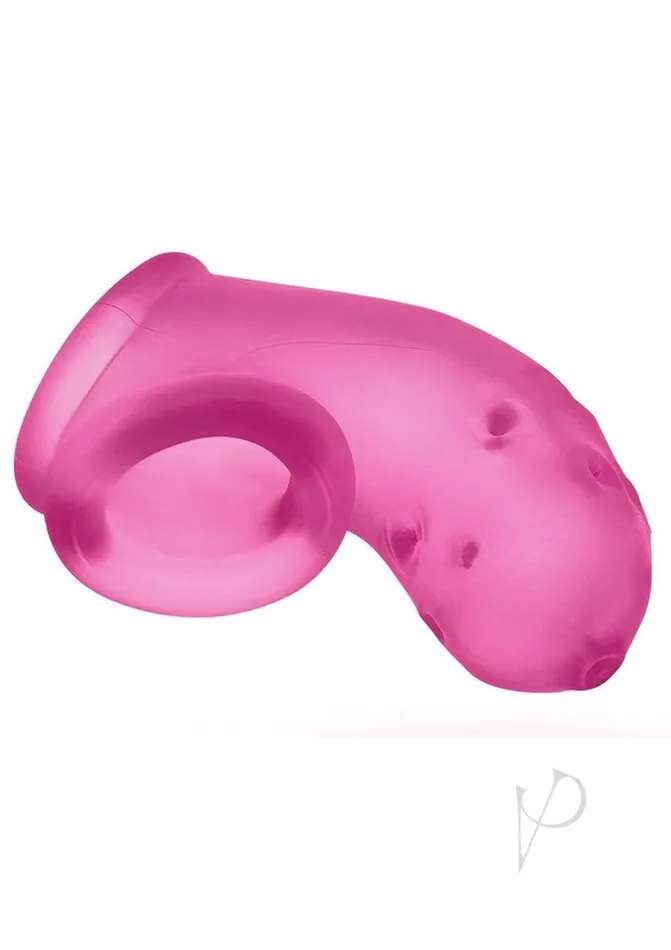 Oxballs Vibrators Airlock AirLite Vented Silicone Chastity Pink Ice