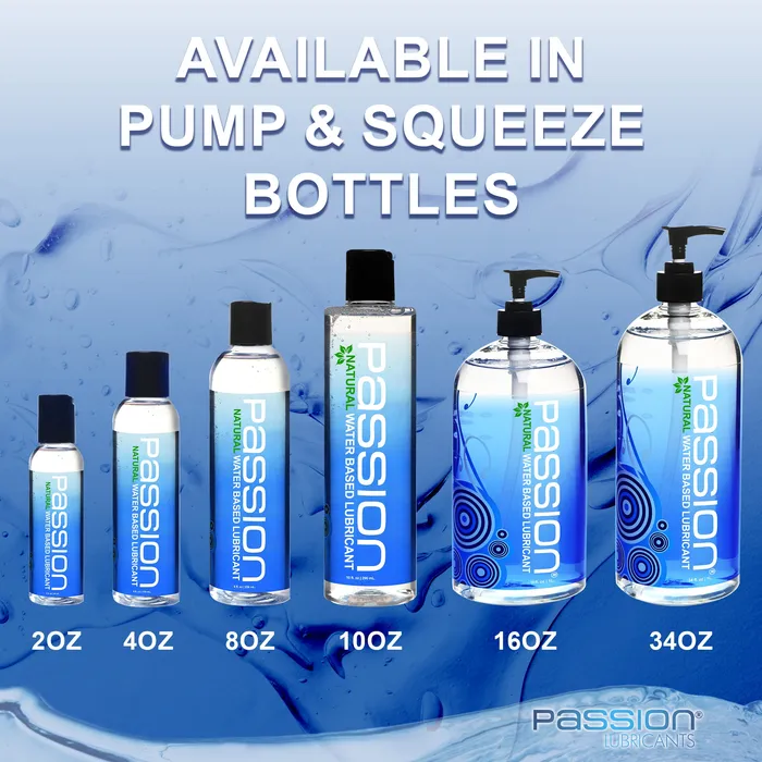 Passion Vibrators Passion Natural WaterBased Lube