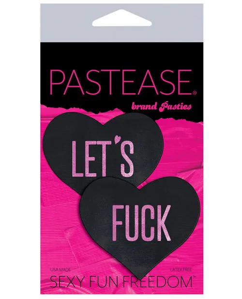 Pastease Anal Pastease Premium Lets Fuck Hearts Black OS Pastease Anal Pastease Premium Lets Fuck Hearts Black OS