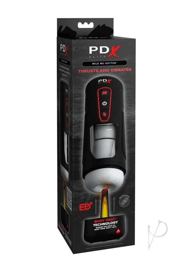 Pdx Elite Male Sex Toys PDX Elite Milk Me Hotter Rechargeable Stroker Black Pdx Elite Male Sex Toys PDX Elite Milk Me Hotter Rechargeable Stroker Black