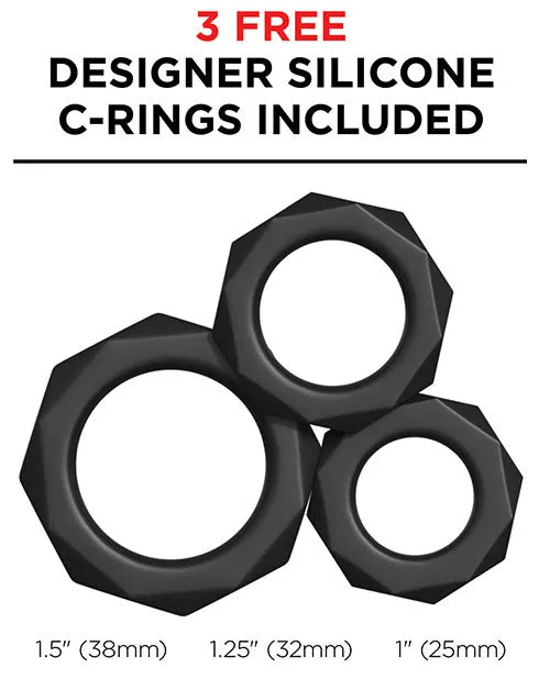 Pdx Elite Male Sex Toys PDX Elite Recharegable Extender Pro Vibrating Pump Masturbator Pussy ClearBlack