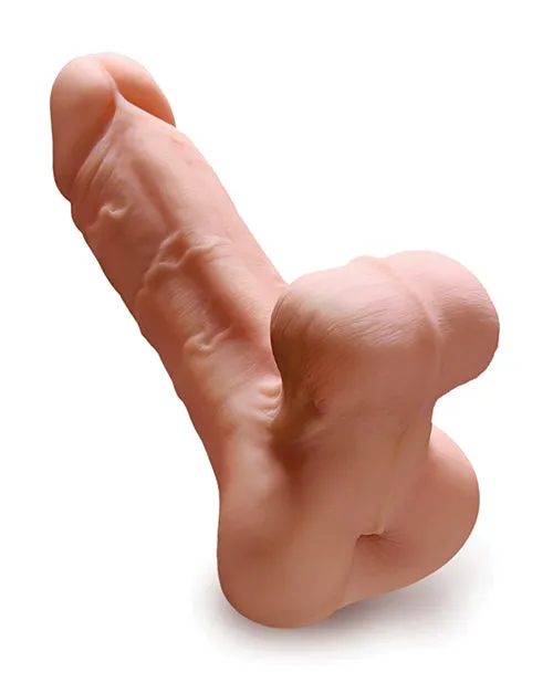 Pdx Male Male Sex Toys PDX Male Reach Around Stroker Masturbator Realistic Dong Vanilla