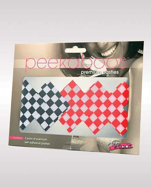 Peekaboo Off The Wall X Pasties BlackRed Peekaboo Anal