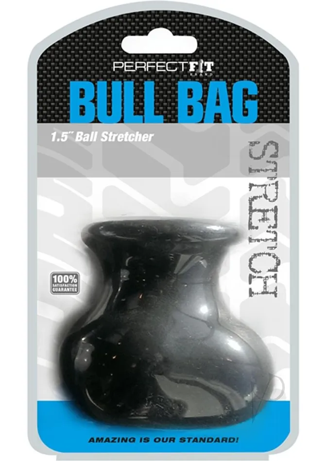 Perfect Fit Bull Bag 15in Ball Stretcher Black Perfect Fit Anal