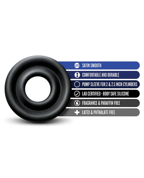 Performance Male Sex Toys Performance Silicone Pump Sleeve Medium Black Performance Male Sex Toys Performance Silicone Pump Sleeve Medium Black