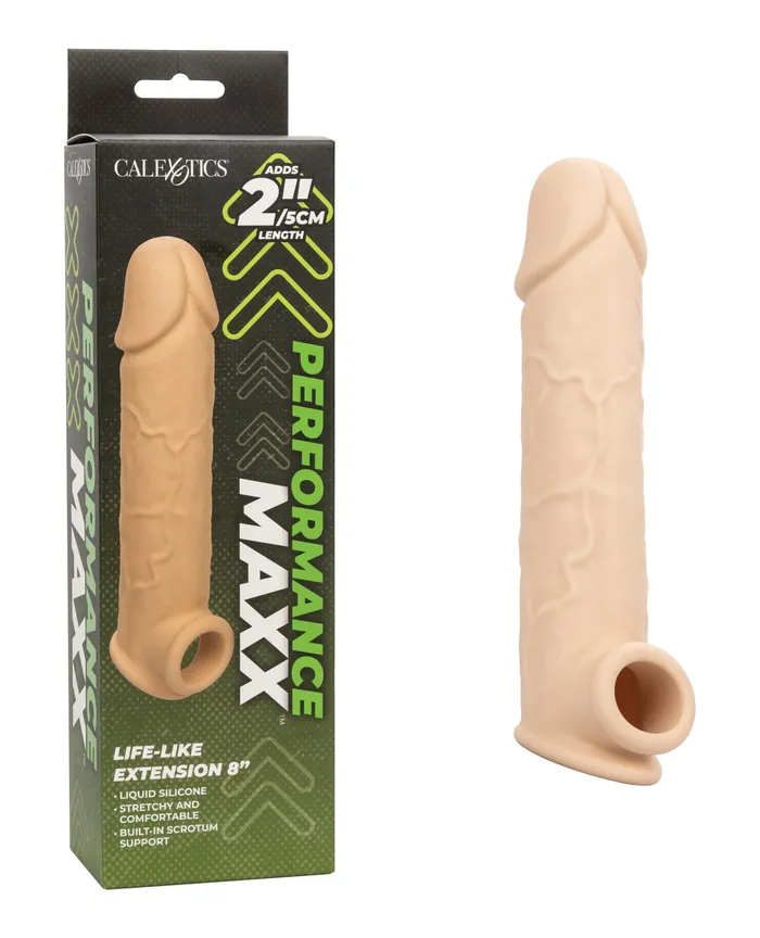 Performance Maxx Performance Maxx LifeLike Extension 8in Vanilla Male Sex Toys Performance Maxx Performance Maxx LifeLike Extension 8in Vanilla Male Sex Toys
