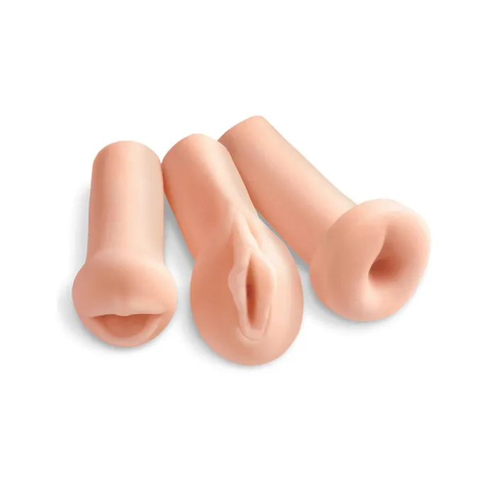Pipedream Extreme All 3 Holes Oral Vagina Anal Stroker Pipedream Male Sex Toys