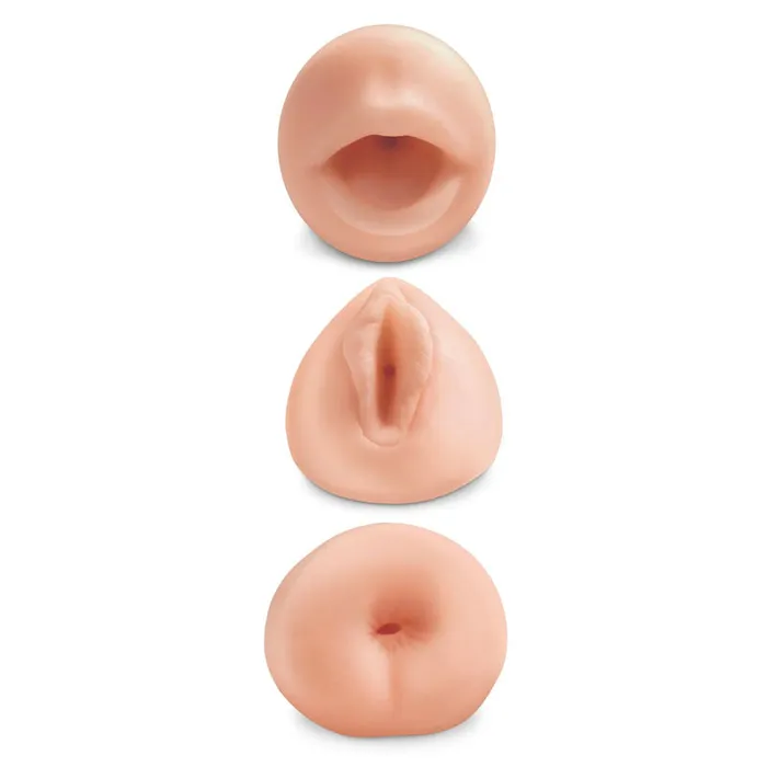 Pipedream Extreme All 3 Holes Oral Vagina Anal Stroker Pipedream Male Sex Toys