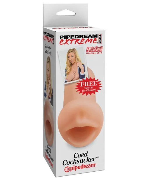 Pipedream Extreme Toyz Pipedream Extreme Toyz Coed Cocksucker Masturbator Mouth Vanilla Male Sex Toys