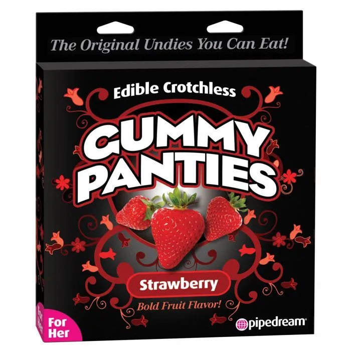 Pipedream Female Sex Toys Edible Crotchless Gummy Panty for Her