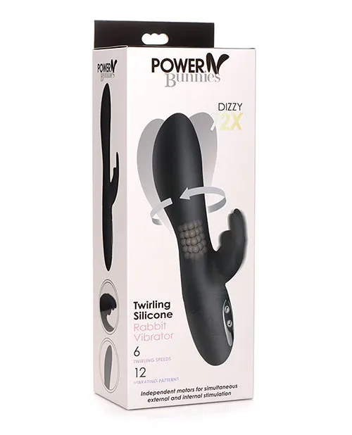 Power Bunnies Vibrators Curve Toys Power Bunnies Dizzy Rotating Vibrator wRotating Beads Black Power Bunnies Vibrators Curve Toys Power Bunnies Dizzy Rotating Vibrator wRotating Beads Black